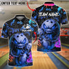 BlueJose Bowling And Pins Monster Graffiti Style Customized Name, Team Name 3D Shirt (4 Colors)
