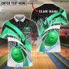 BlueJose Bowling And Pins Golden King Customized Name, Team Name 3D Shirt (4 Colors)