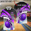 BlueJose Bowling And Pins Golden King Customized Name, Team Name 3D Shirt (4 Colors)