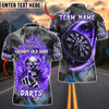 BlueJose Darts Grumpy Old Man With His Darts Personalized Name, Team Name Unisex Shirt (4 Colors)