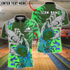 BlueJose Bowling And Pins Scorpion Neon Comic Graphic Customized Name, Team Name 3D Shirt (4 Colors)