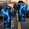 BlueJose Darts Flaming Skull Warrior Arrow Down Personalized Name, Team Name Unisex Shirt (4 Colors)