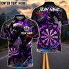 BlueJose Darts Horse Fiery Dark Fantasy Personalized Name, Team Name Unisex Shirt (4 Colors)