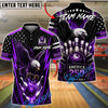 BlueJose Bowling American Eagle 250th Anniversary Bowling Ball And Pins Design Customized Name, Team Name 3D Shirt (4 Colors)