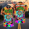 BlueJose Darts 420 Vibe Trippy Chill Customized Name, Team Name 3D Shirt (4 Colors)