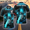 BlueJose Darts Fire Dragon Dartboard Personalized Name, Team Name Shirt (4 Colors)