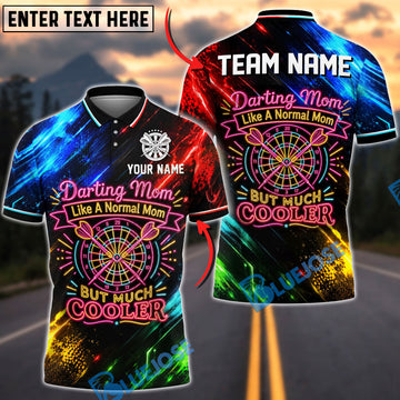 BlueJose Darts Darting Mom Like A Normal Mom But Much Cooler Design Personalized Name Shirt