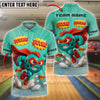 BlueJose Bowling And Pins  Super Bowling Boom Customized Name, Team Name 3D Shirt (4 Colors)