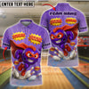 BlueJose Bowling And Pins  Super Bowling Boom Customized Name, Team Name 3D Shirt (4 Colors)