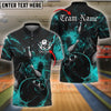 BlueJose Gear With Skull-Themed Bowling Personalized Name, Team Name 3D Shirt (4 Colors)