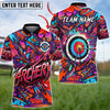 BlueJoses Archery Graffiti Customized Name 3D Shirt (4 Colors)