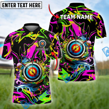 BlueJoses Archery Funny Graffiti Customized Name 3D Shirt (4 Colors)