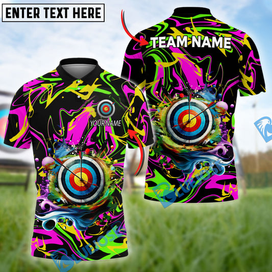 BlueJoses Archery Funny Graffiti Customized Name 3D Shirt (4 Colors)