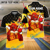 BlueJose Bowling And Pins Cheers Bull Beer Personalized Shirt (2 Colors)