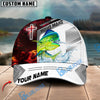 BlueJose Fishing Red Flame With Cross Pattern Personalized Cap (13 Breeds)