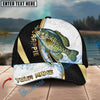 BlueJose Fishing Gold Black Dynamic Jump Personalized Cap (13 Breeds)