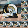 BlueJose Fishing Gold Black Dynamic Jump Personalized Cap (13 Breeds)