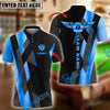 BlueJose Billiards 8-Ball Pool Golden Personalized Name & Team Name Shirt (4 Colors)