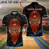 BlueJose Bowling And Pins Sport Aztec Tribal Pins Pattern Customized Name, Team Name 3D Shirt (4 Colors)