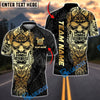 BlueJose Darts Sport Skull Warrior Tribal Personalized Name, Team Name Unisex Shirt (4 Colors)