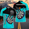 BlueJose Darts Dartboard Claw Monster Personalized Name, Team Name Unisex Shirt (4 Colors)