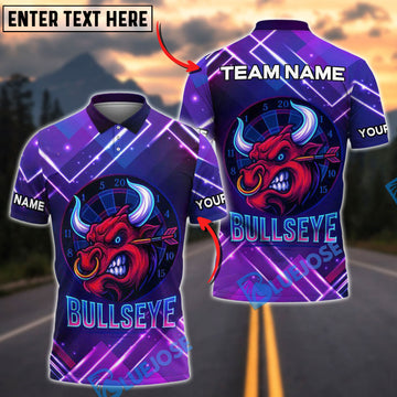 BlueJose Darts Bullseye Beast Personalized Name, Team Name Shirt