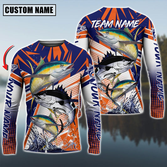 Bluejose Tuna Fishing Ocean Hunter Custom Name & Team Name Shirts
