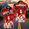 BlueJose Darts Redhead Girl Hit Bullseye Dartboard Personalized Name, Team Name Unisex Shirt (4 Colors)