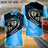 BlueJose Bowling And Pins Silver Flame Customized Name, Team Name 3D Shirt (4 Colors)