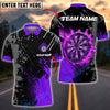 BlueJose Darts Flaming Target Customized Name, Team Name 3D Shirt (4 Colors)