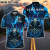 BlueJose Darts Fire Bull Mascot Flaming Dartboard Customized Name, Team Name 3D Shirt (4 Colors)