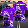 BlueJose Darts Eagle Fierce Blue Avian Graphic Personalized Name, Team Name Shirt (4 Colors)