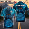 BlueJose Darts Bear Lightning Customized Name, Team Name 3D Shirt (4 Colors)