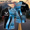 BlueJose Darts Golden Tribal Personalized Name, Team Name Shirt (4 Colors)