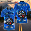 BlueJose Darts Devil Cartoon Dartboard Bullseye Customized Name, Team Name 3D Shirt (4 Colors)
