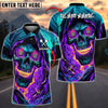 BlueJose Darts Fiery Inferno Skull With Flaming Dartboard Eyes Customized Name, Team Name 3D Shirt (4 Colors)