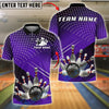 BlueJose Bowling And Pins Strike Explosion Customized Name, Team Name 3D Shirt (4 Colors)