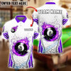 BlueJose Billiards Ball 8 Flame Break Personalized Name Shirt (4 Colors)
