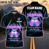 BlueJose Darts Beer Quote Shirt Neon Glow Design Customized Name, Team Name 3D Shirt (4 Colors)