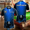 BlueJose Billiards 8 Ball Digital Glow Personalized Name, Team Name Unisex Shirt (4 Colors)