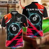 BlueJose Billiards 8 Ball Cyber Tech Glow Personalized Name, Team Name Unisex Shirt (4 Colors)