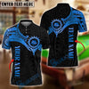 BlueJose Billiards Golden Tribal Pattern Personalized Name Shirt (4 Colors)