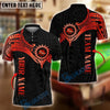 BlueJose Billiards Golden Tribal Pattern Personalized Name Shirt (4 Colors)