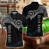 BlueJose Billiards Golden Tribal Pattern Personalized Name Shirt (4 Colors)