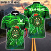 BlueJose Darts Funny Dartboard Cartoon Neon Style Customized Name, Team Name 3D Shirt (4 Colors)