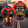 BlueJose Darts Beer Lovers That’s Why I’m Here Customized Name, Team Name 3D Shirt (4 Colors)