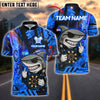 BlueJose Darts Shark Graffiti Neon Style Customized Name, Team Name 3D Shirt (4 Colors)