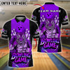 BlueJose Bowling Strong Tiger Fighter Style Customized Name, Team Name 3D Shirt (4 Colors)