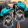 BlueJose Darts Gangster Panda Dartboard Customized Name, Team Name 3D Shirt (4 Colors)