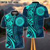 BlueJose Darts Tribal Polynesian Pattern Customized Name, Team Name 3D Shirt (4 Colors)